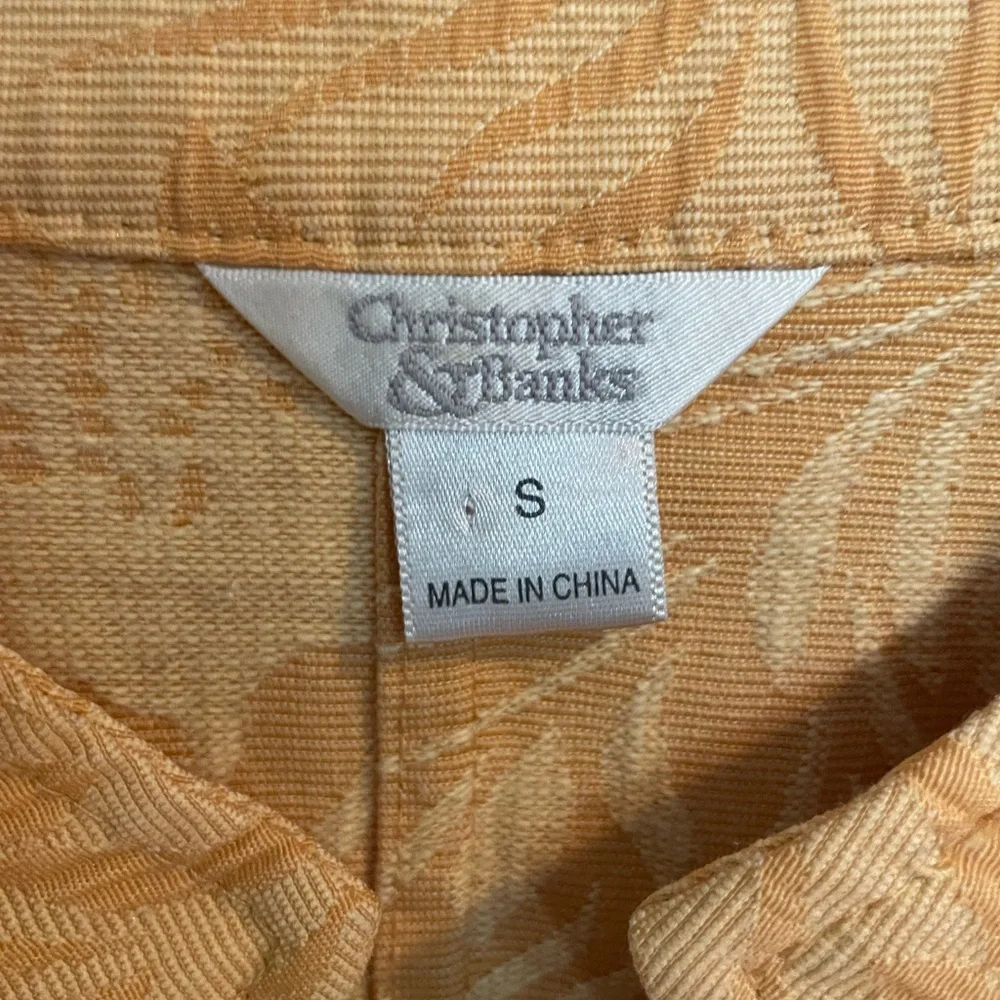 YELLOW TAPESTRY LONG SLEEVES MILITARY JACKET SMALL - Picture 3 of 15